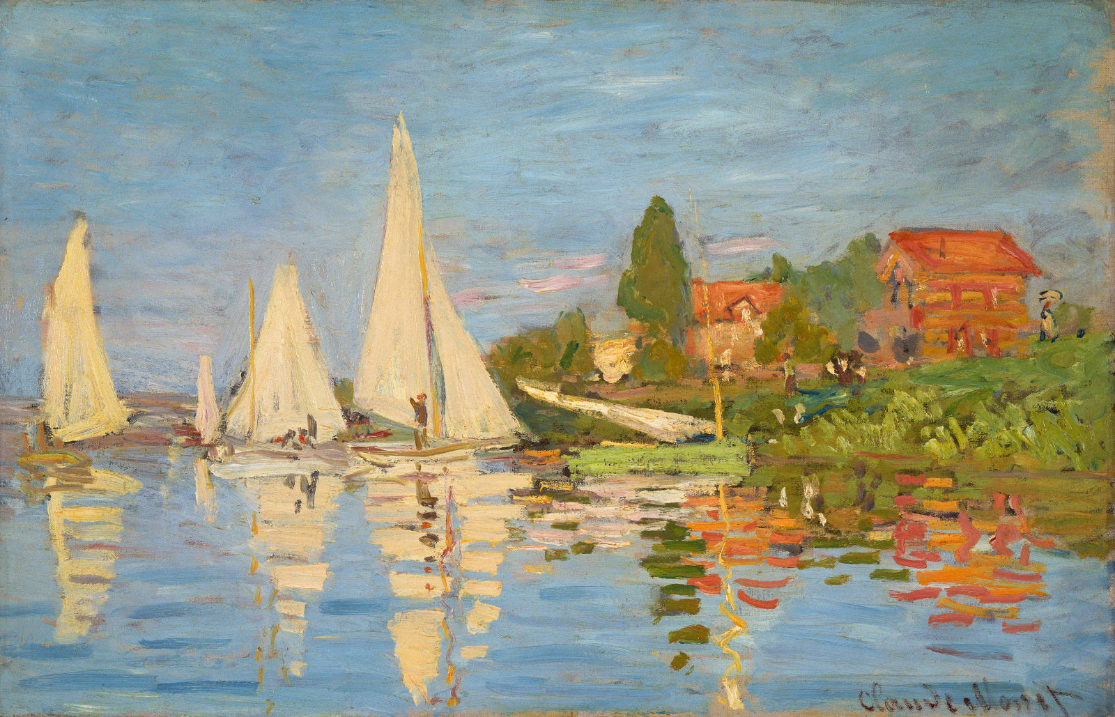 Regatta at Argenteuil by Claude Monet. Monet wall art, Monet art for sale, Monet reproduction