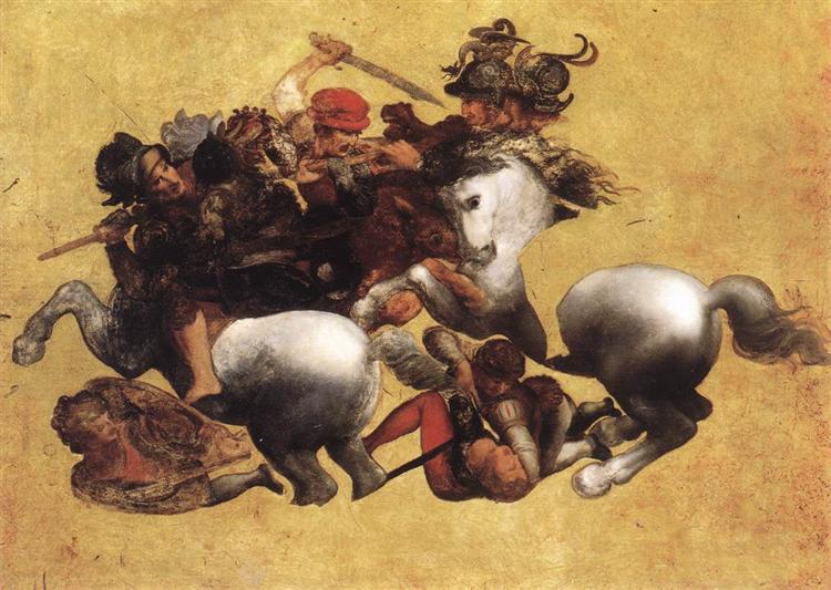 Battle of Anghiari by Leonardo da Vinci