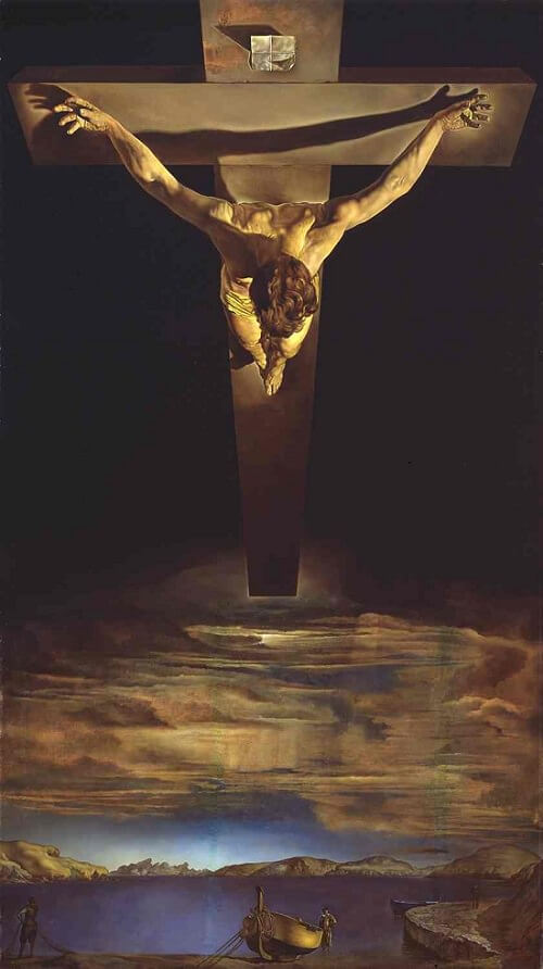 Christ of Saint John of the Cross by Salvador Dalí Reproduction for Sale - Blue Surf Art