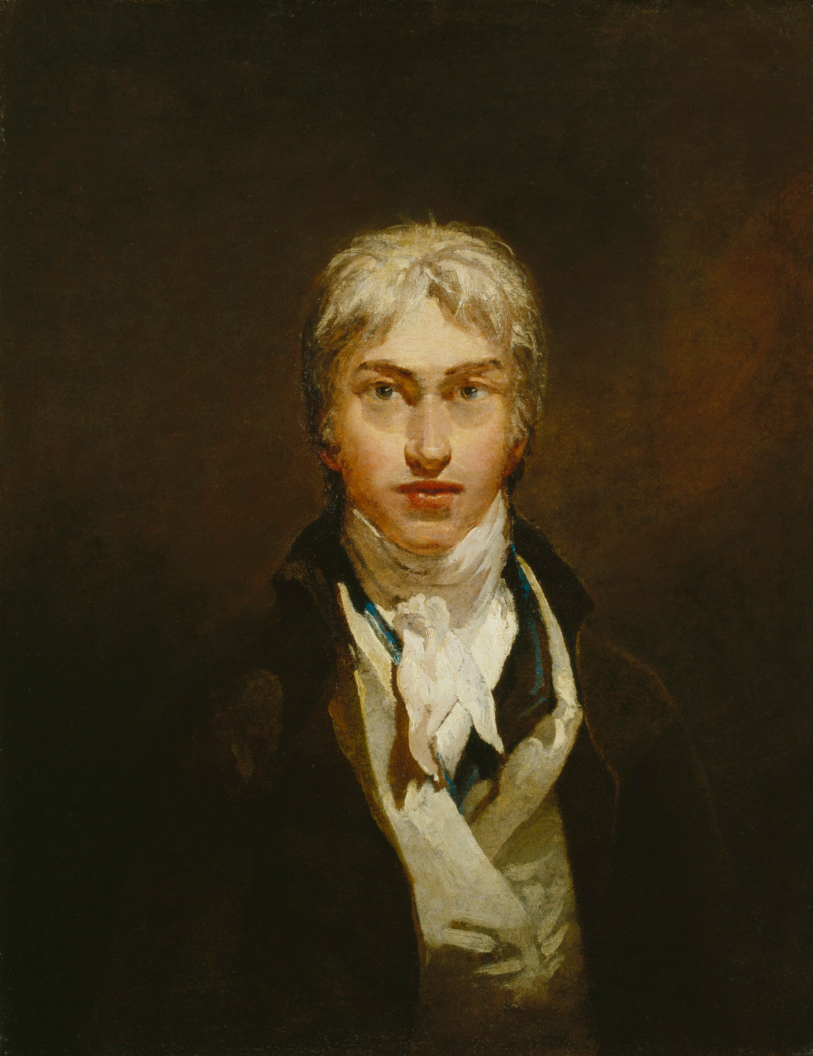 Self-Portrait by J. M. W. Turner. Turner artworks, Turner canvas art, J. M. W. Turner oil painting, Turner reproduction for sale. Landscape paintings, Turner art decor, Turner oil painting on canvas, Blue Surf Art