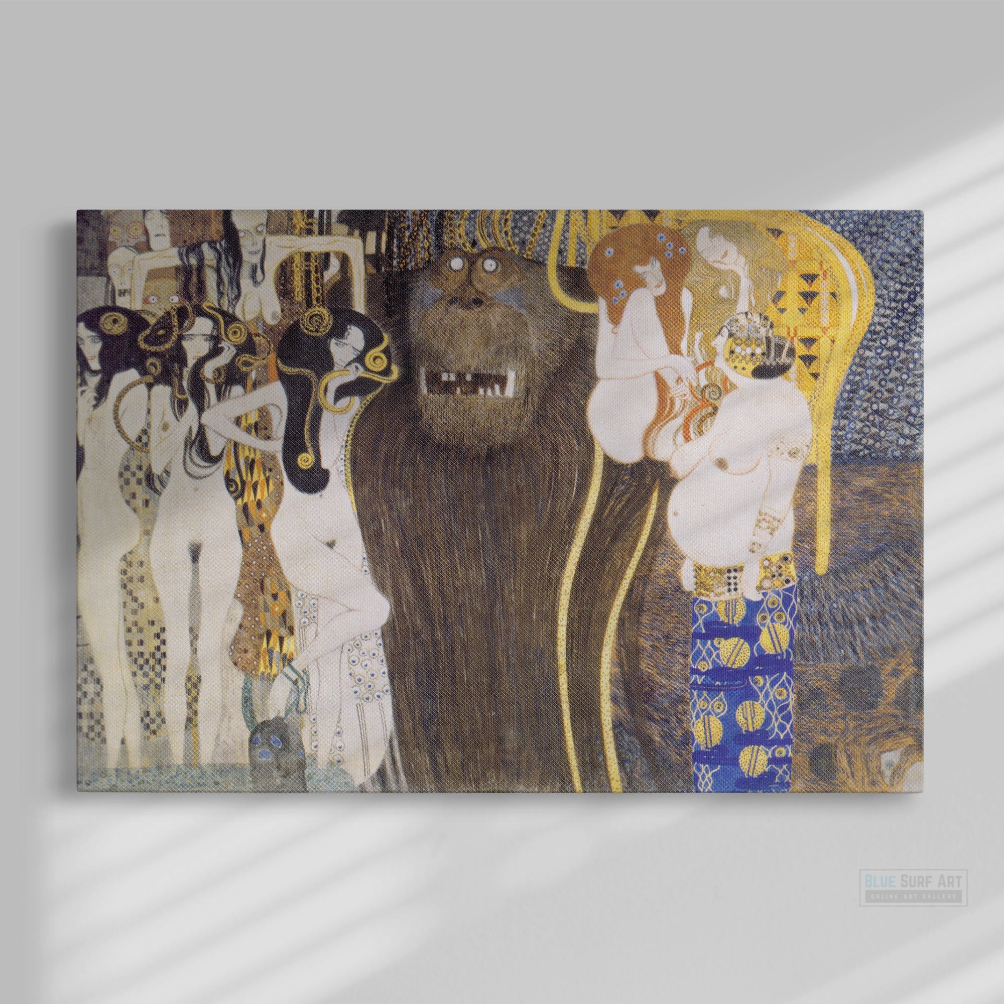 The Beethoven Frieze, The Hostile Powers Part 1 by Gustav Klimt -2