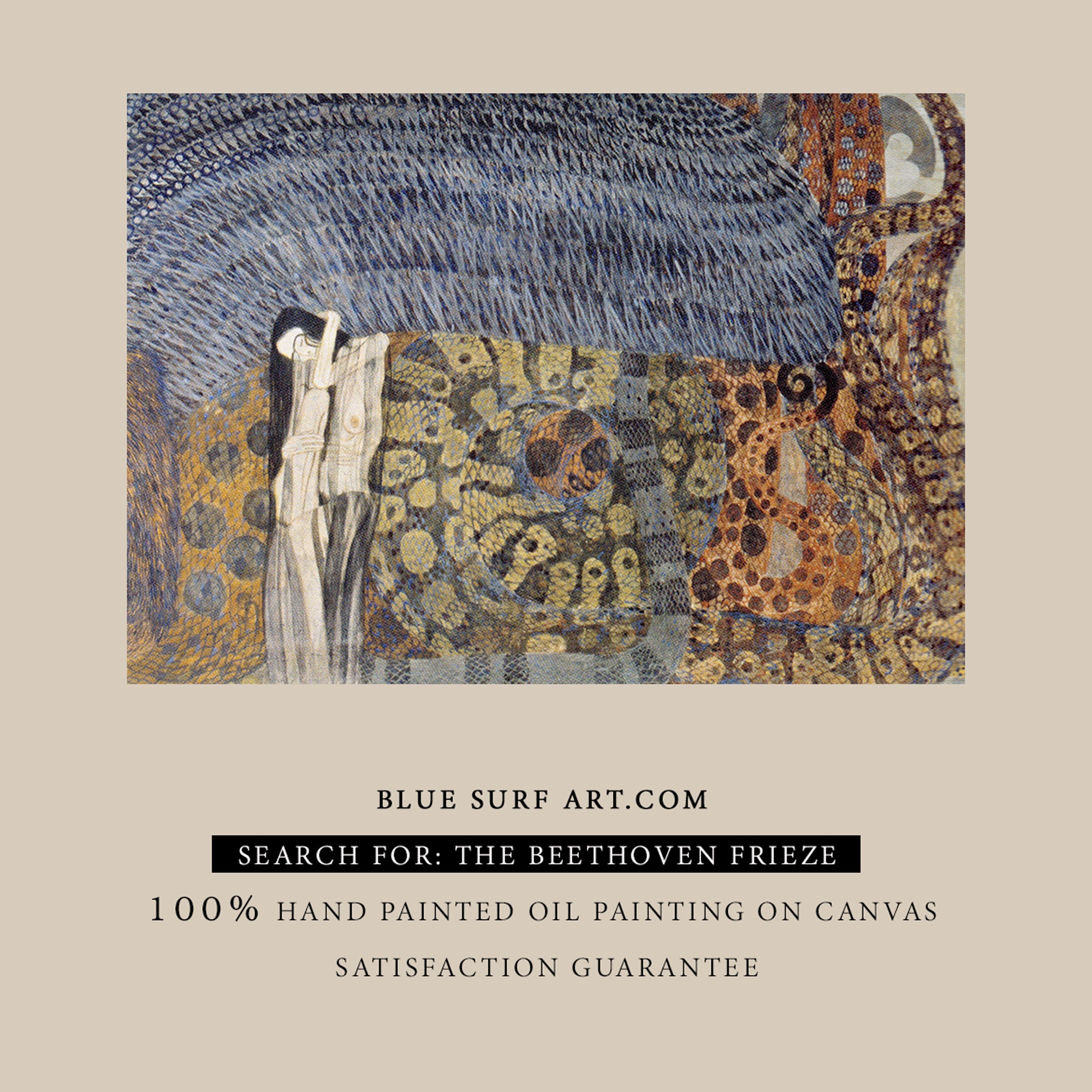 The Beethoven Frieze, The Hostile Powers Part 2 by Gustav Klimt