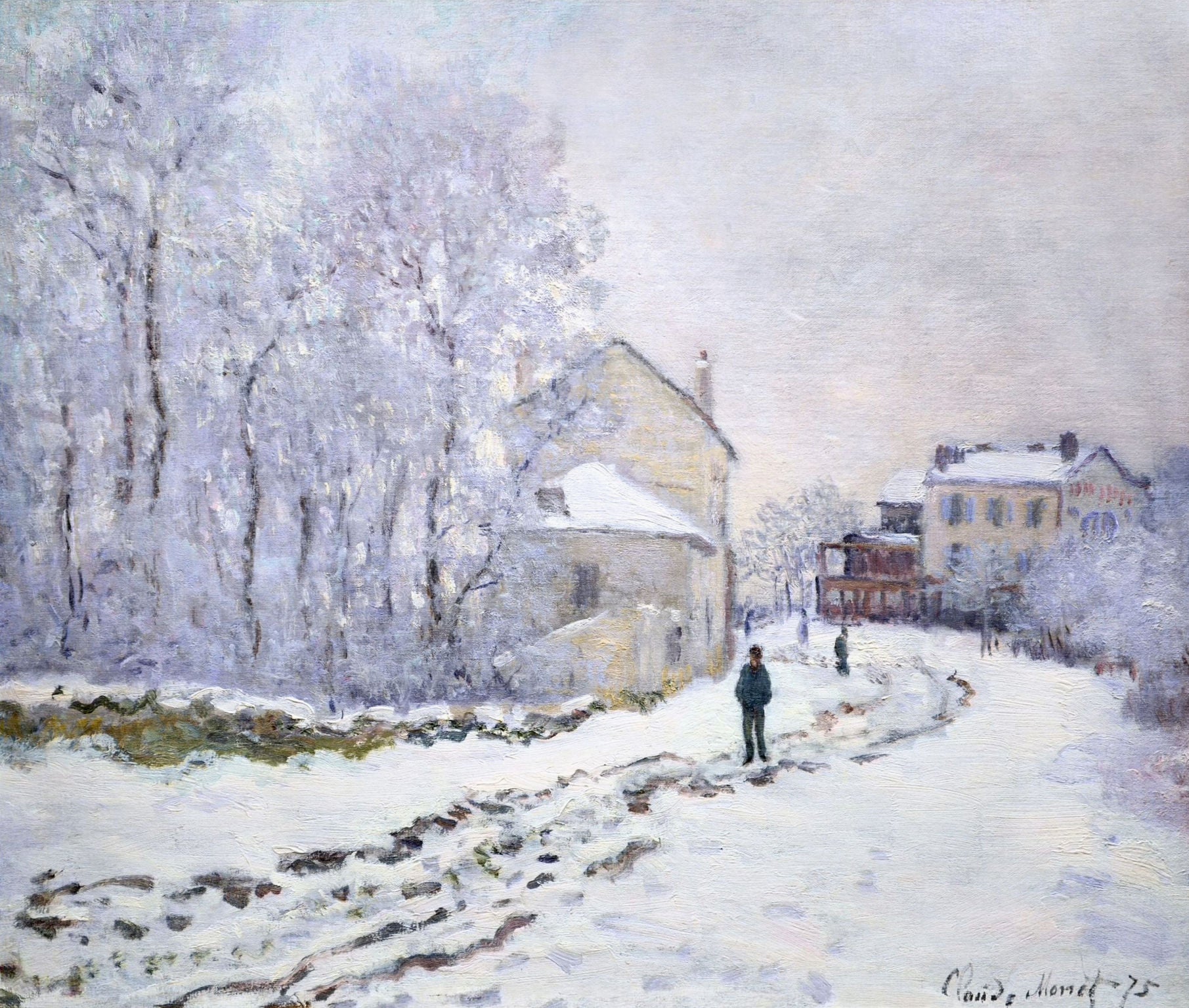 Snow at Argenteuil by Claude Monet