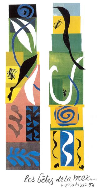 The Beasts of the Sea Painting by Henri Matisse Oil on Canvas Reproduction by blue surf art