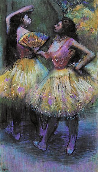 Avant l'entrée en scène Painting by Edgar Degas Reproduction Oil on Canvas