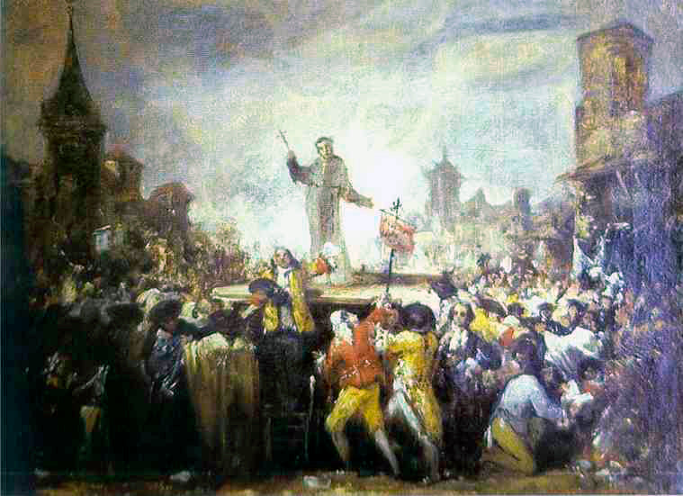 Esquilache Riots by Francisco Goya, Reproduction Painting