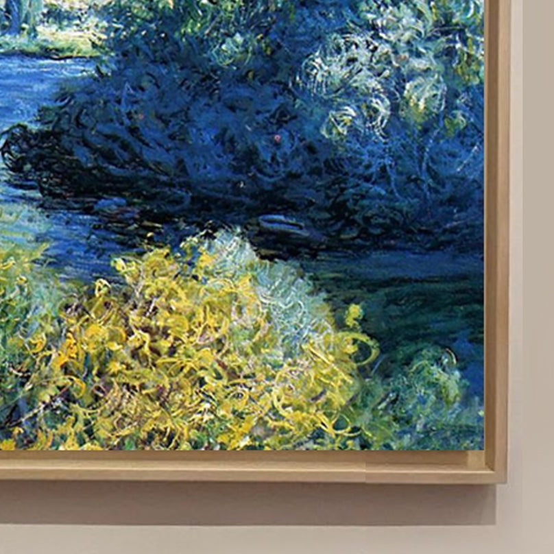 The Seine at Vetheuil 1881 by Claude Monet, Monet Reproduction for Sale Blue Surf Art 3