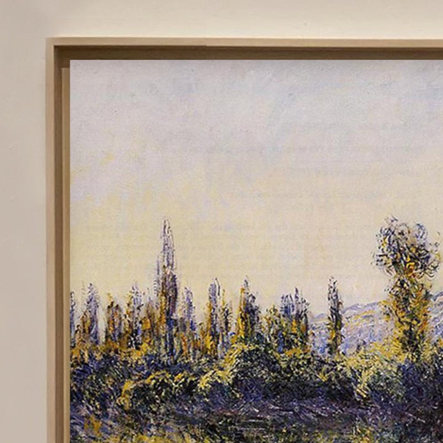 The Seine at Vetheuil 1881 by Claude Monet, Monet Reproduction for Sale Blue Surf Art 2