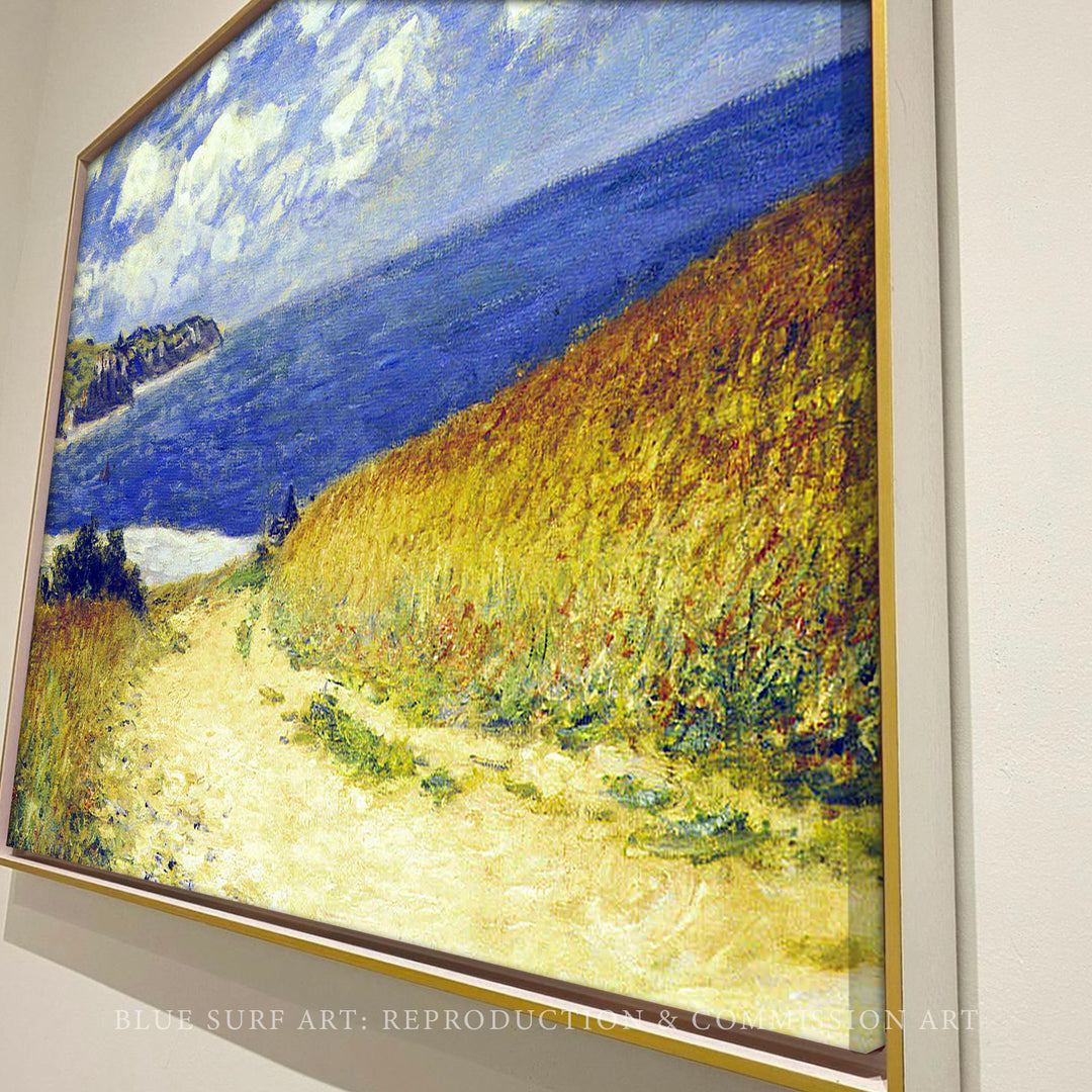 Alley near Pourville 1881 by Claude Monet Reproduction for Sale by Blue Surf Art 3