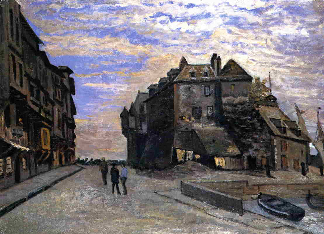 The Lieutenancy at Honfleur by Claude Monet. Masterpiece, reproduction by Blue Surf Art