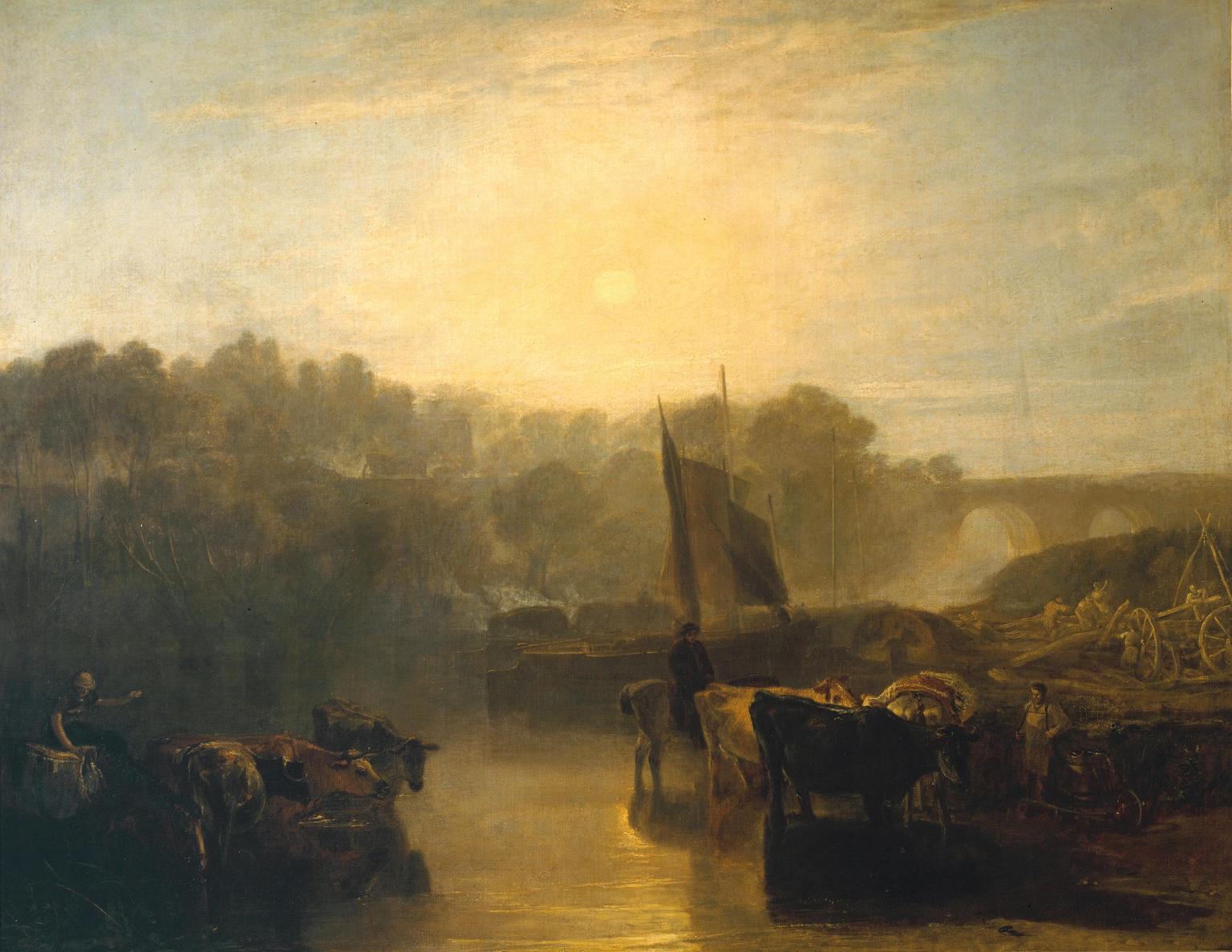 Abingdon by J. M. W. Turner. Seascape painting. Seascape painting, Turner artworks, Turner canvas art, J. M. W. Turner oil painting, Turner reproduction for sale. Landscape paintings, Turner art decor, Turner oil painting on canvas, Blue Surf Art