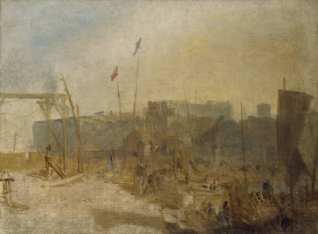 Margate by J. M. W. Turner. Seascape painting, Turner artworks, Turner canvas art, J. M. W. Turner oil painting, Turner reproduction for sale. Landscape paintings, Turner art decor, Turner oil painting on canvas, Blue Surf Art