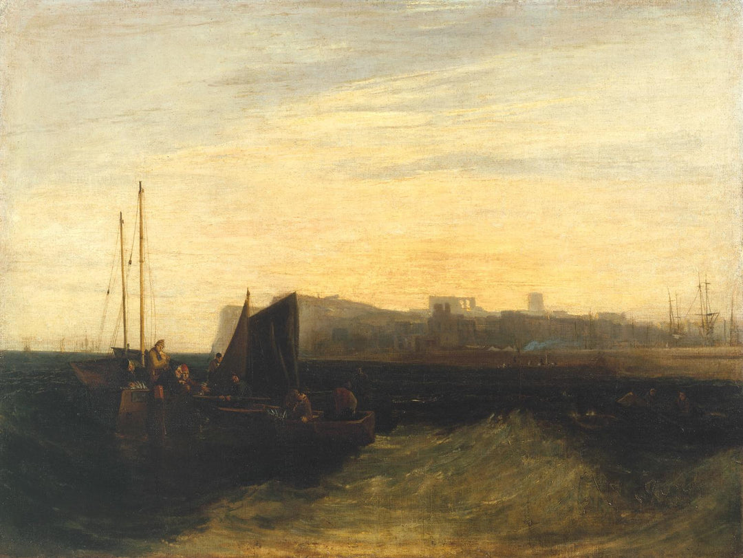 Margate by J. M. W. Turner. Seascape painting, Turner artworks, Turner canvas art, J. M. W. Turner oil painting, Turner reproduction for sale. Landscape paintings, Turner art decor, Turner oil painting on canvas, Blue Surf Art