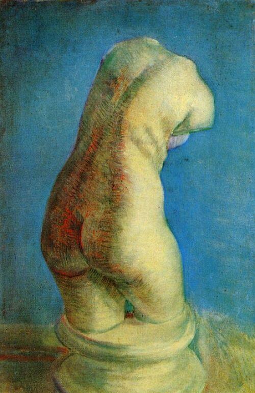 Plaster Torso, 1886 by Van Gogh Reproduction for Sale - Blue Surf Art