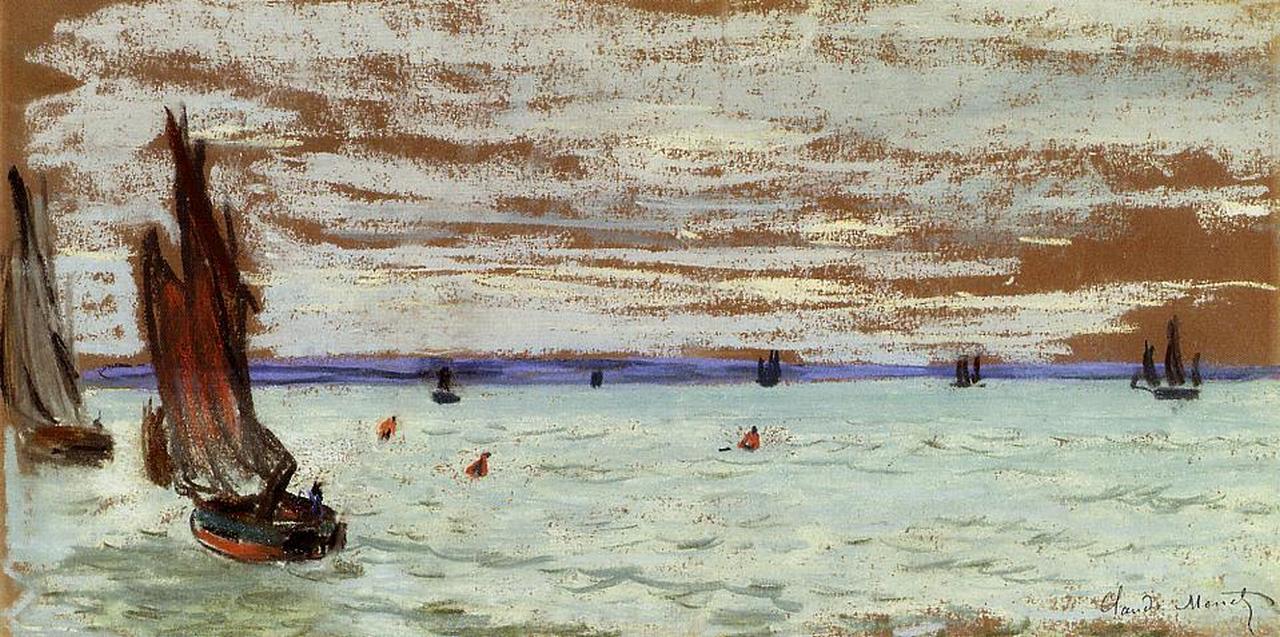 Open Sea by Claude Monet