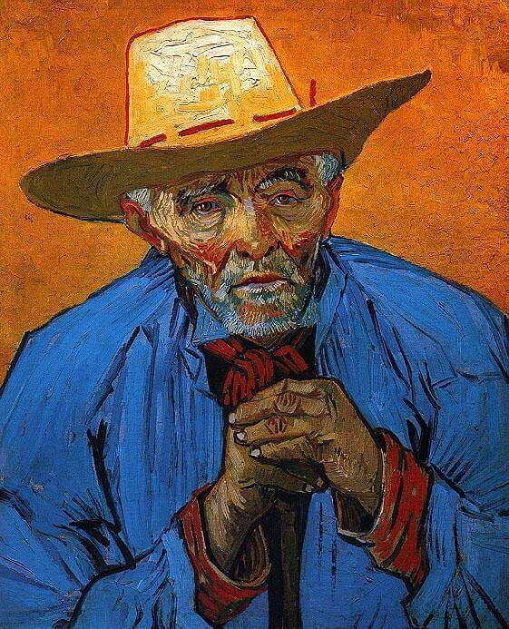 Portrait of Patience Escalier, 1888 by Van Gogh Reproduction for Sale - Blue Surf Art