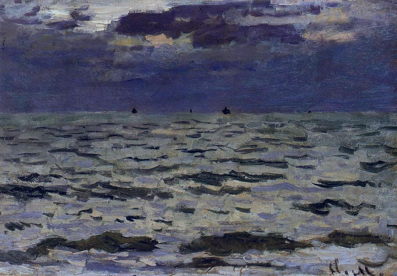 Seascape, 1866 by Claude Monet
