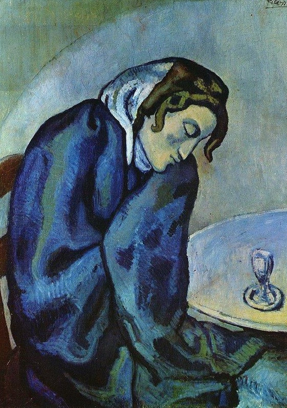 Drunk woman is tired by Pablo Picasso. Claude Monet artworks, monet canvas art, monet oil painting, monet reproduction for sale. Landscape paintings, Monet art decor, monet oil painting on canvas, Blue Surf Art