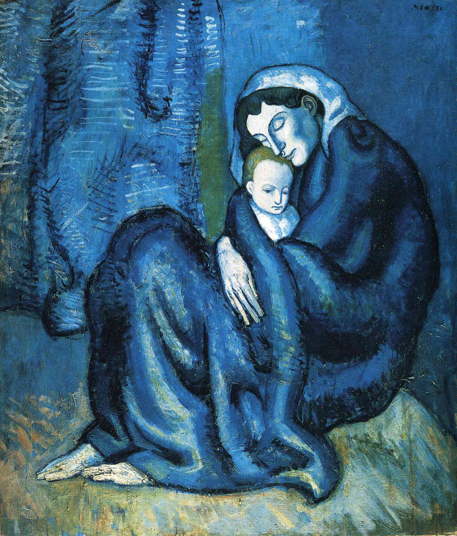 Mother and child by Pablo Picasso. Claude Monet artworks, monet canvas art, monet oil painting, monet reproduction for sale. Landscape paintings, Monet art decor, monet oil painting on canvas, Blue Surf Art