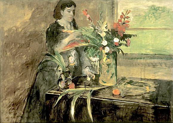 Flower Arrrangement New Orleans Painting by Edgar Degas Reproduction Oil on Canvas
