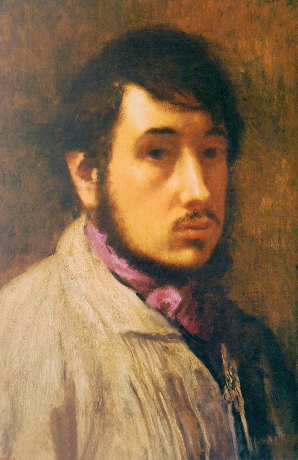 Self-portrait Edgar Degas Painting by Edgar Degas Reproduction Oil on Canvas