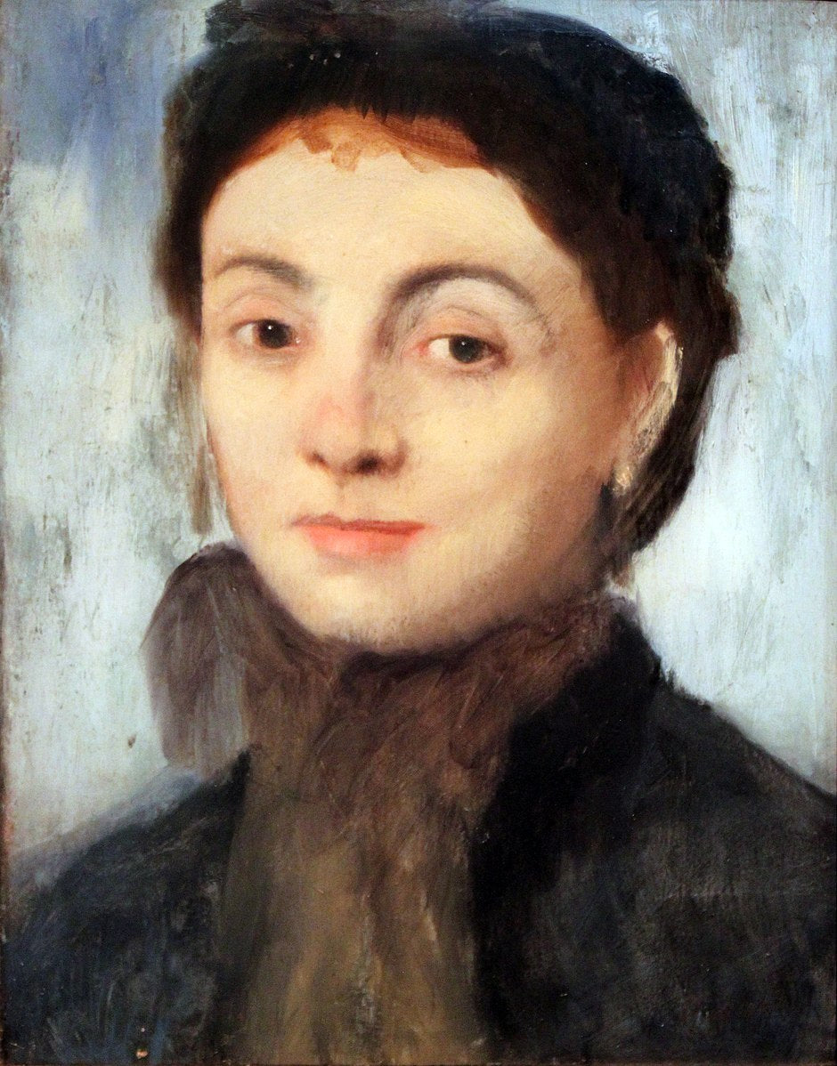 Joséphine Gaujelin Painting by Edgar Degas Reproduction Oil on Canvas
