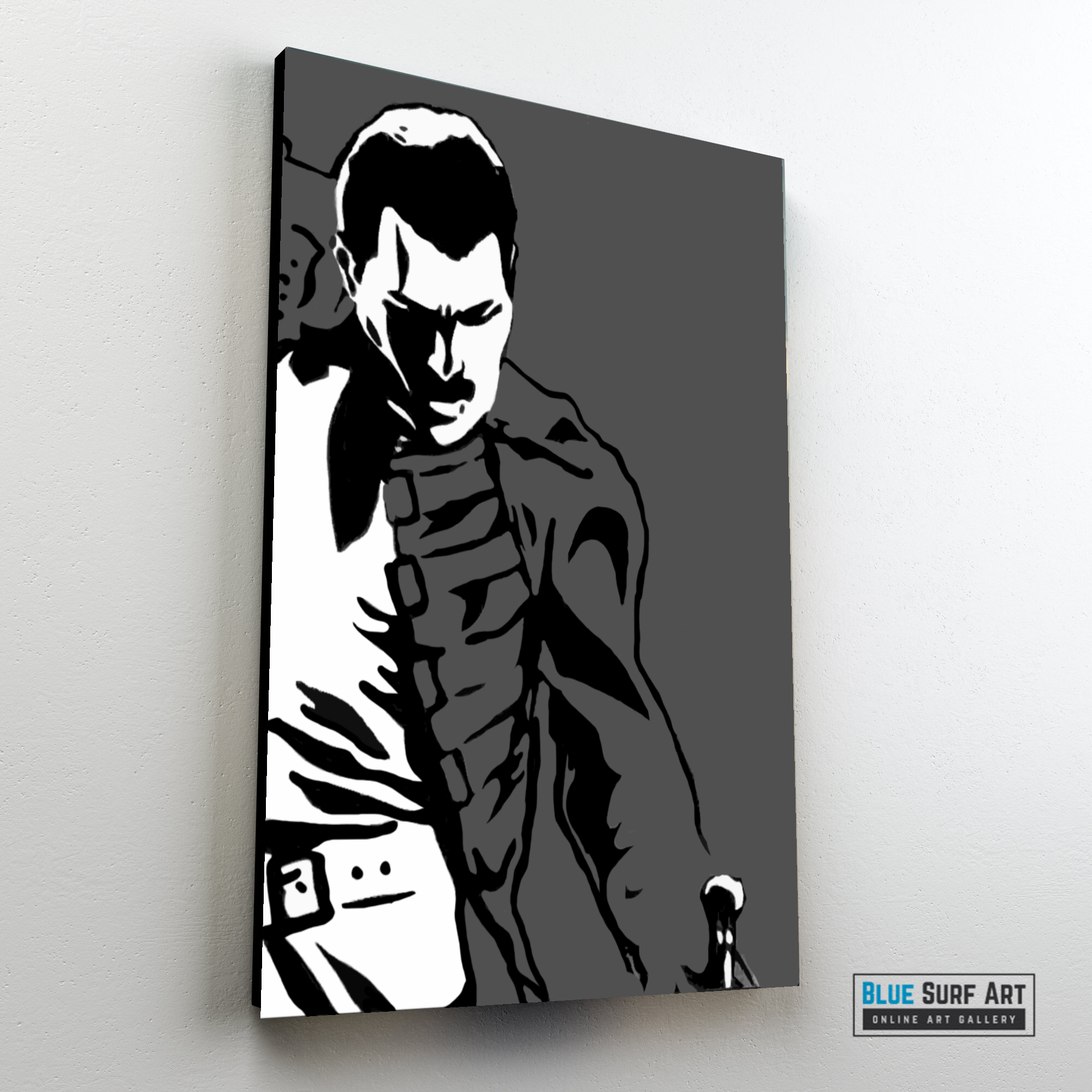 Freddie Mercury Wall Art, Queen Freddie Mercury Prints, Queen wall art, Queen fan art, queen rock band painting, Queen Freddie canvas art, Freddie Mercury gift art, Freddie Mercury Fan Art