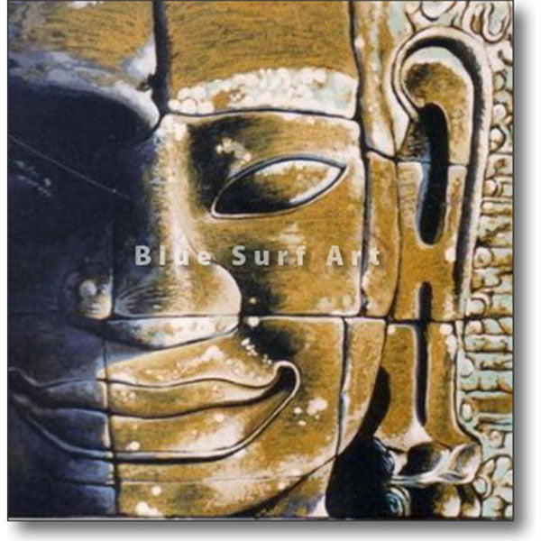 Lopburi Buddha Oil Painting on Canvas