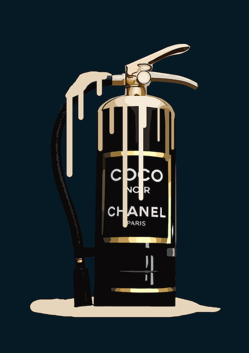 Chanel Fire Extinguishers Melting Surf Art