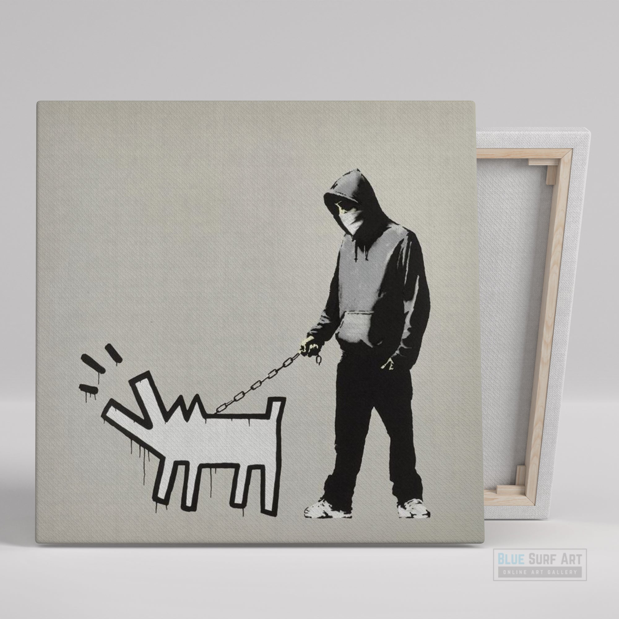 Banksy Choose Your Weapon (Queue Jumping Grey), 2010