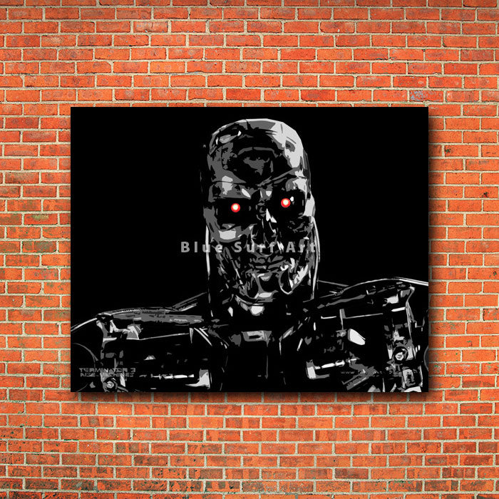 Ill be back - red brick wall