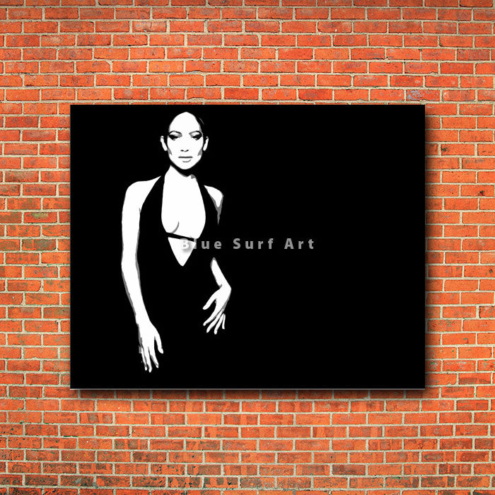 J Lo - red brick wall