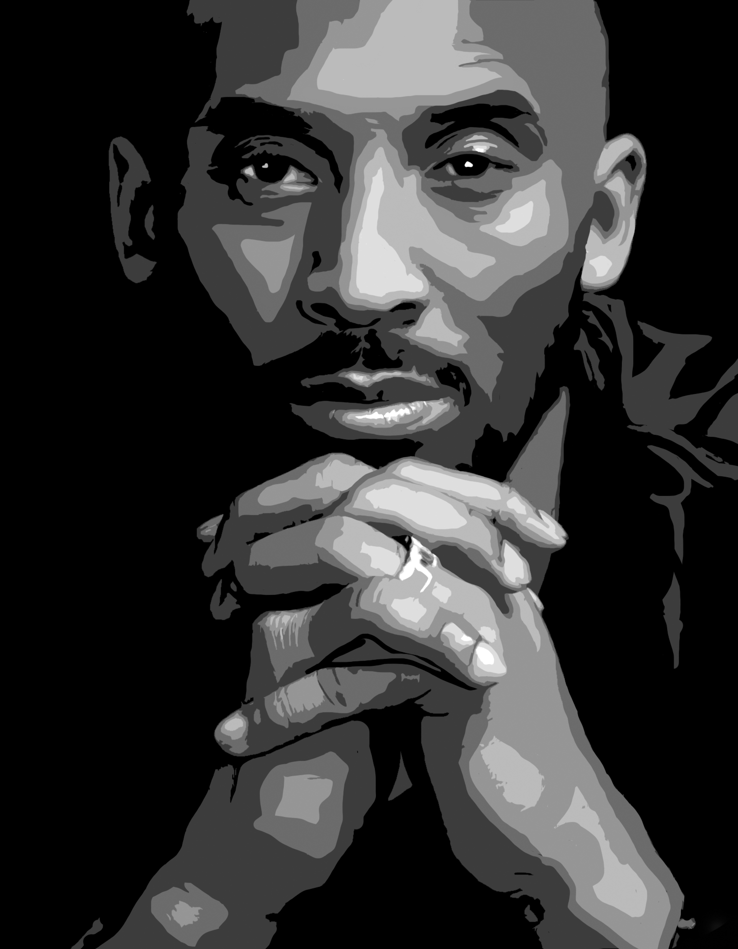 NBA Kobe Bryant Wall Art for Sale Original Handmade Oil Painting on Canvas