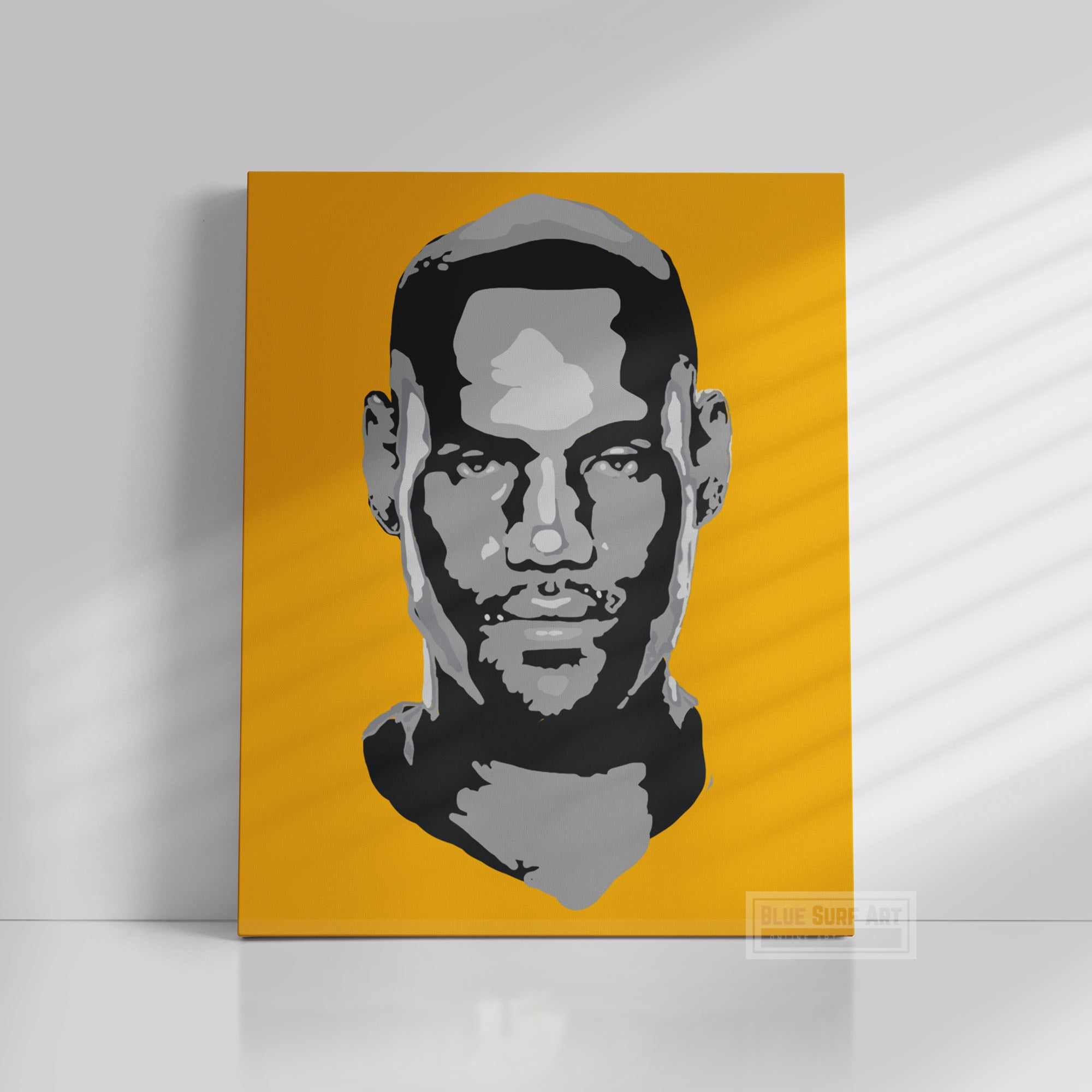 Lebron James Basketball Player Wall Art Original Handmade Art Painting for Sale
