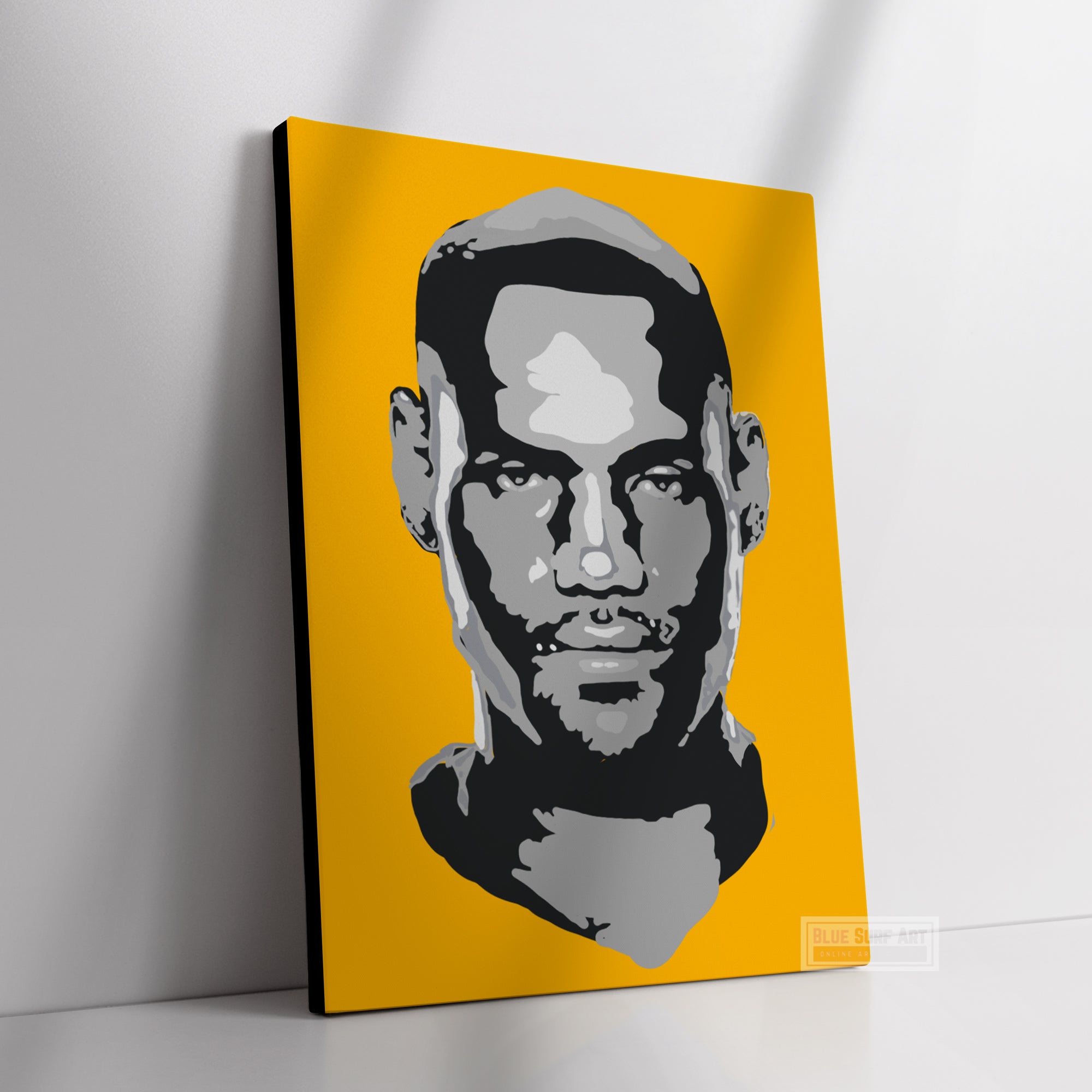 Lebron James Basketball Player Wall Art Original Handmade Art Painting for Sale 2