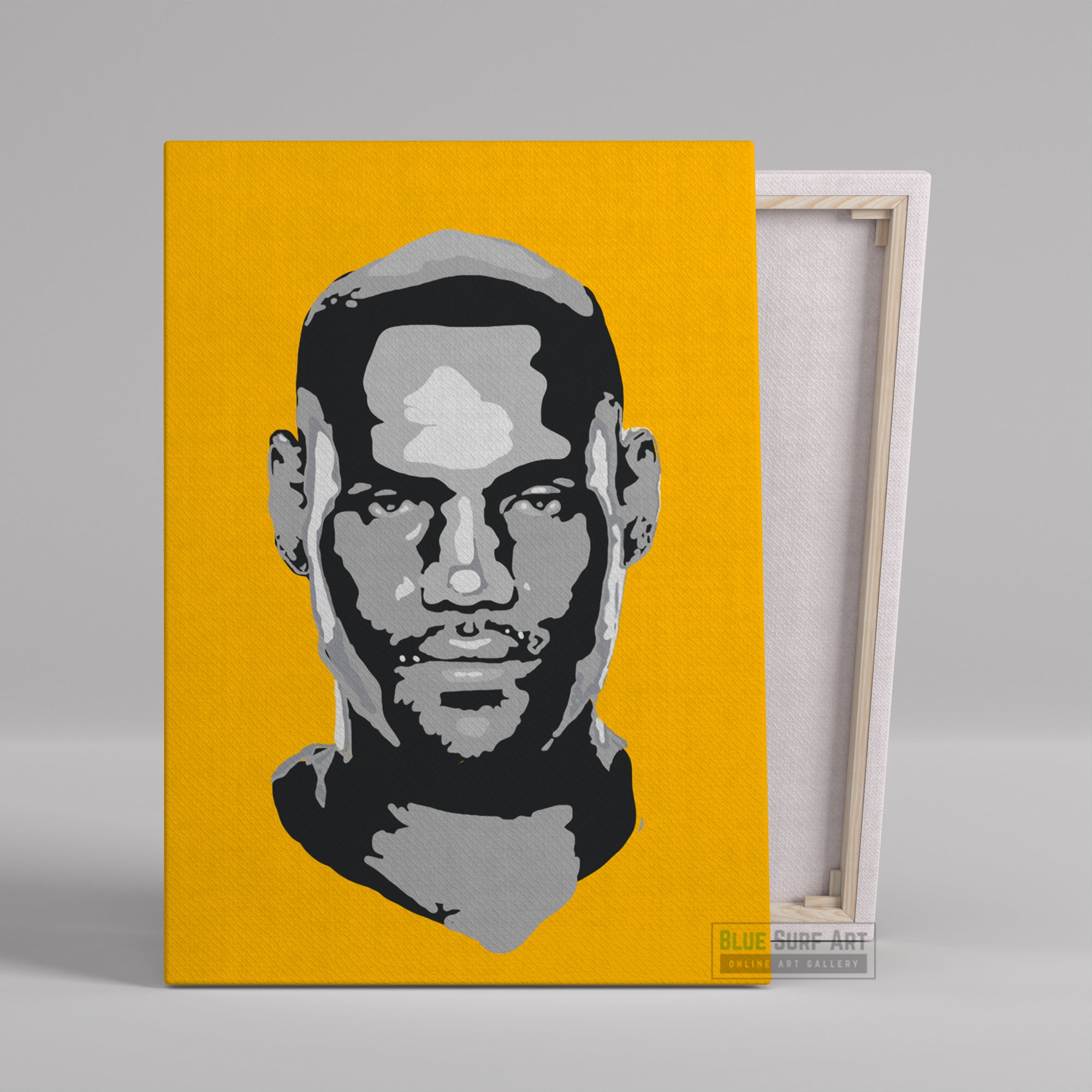 Lebron James Basketball Player Wall Art Original Handmade Art Painting for Sale 3