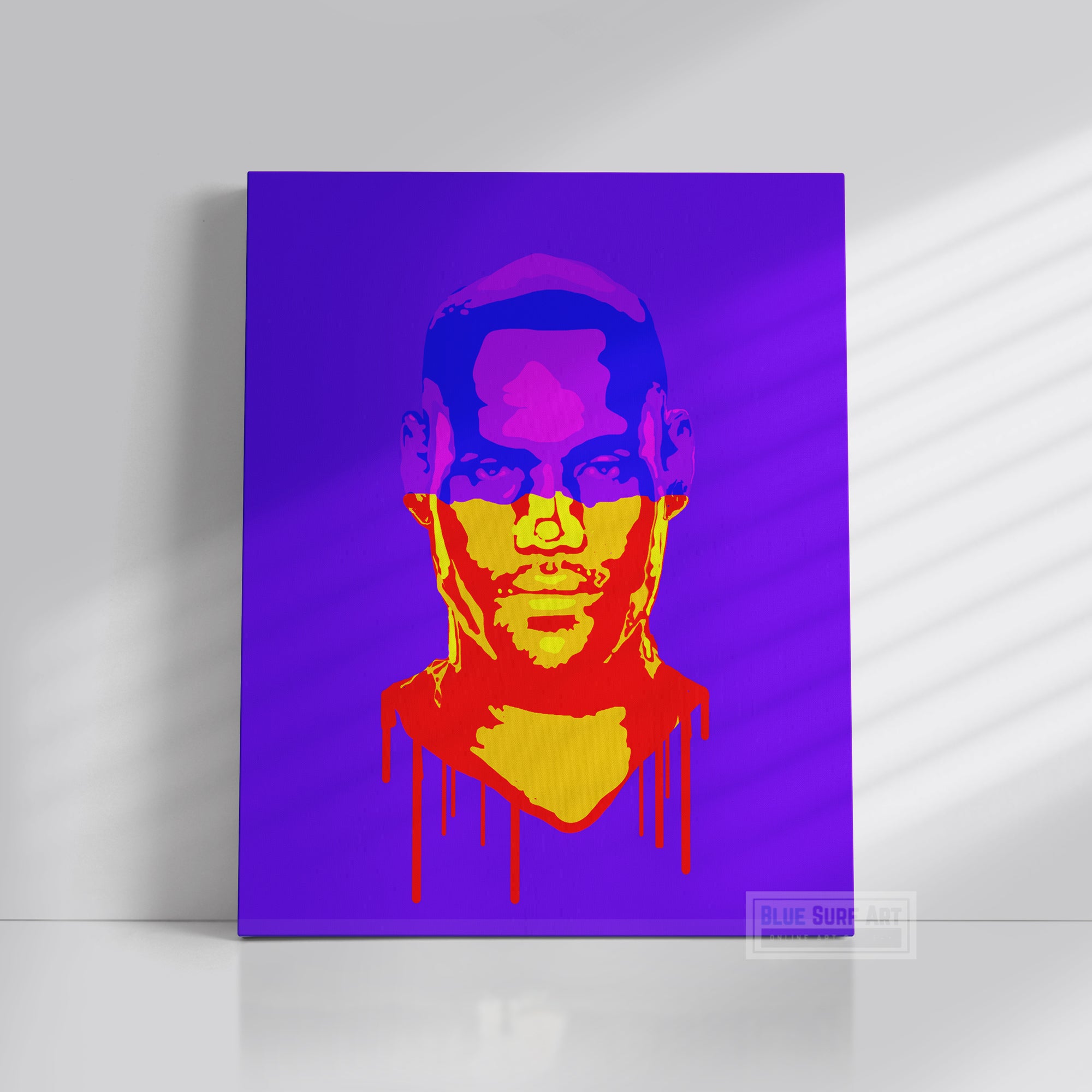 Lebron James Basketball Player Wall Art Original Handmade Art Painting for Sale 2