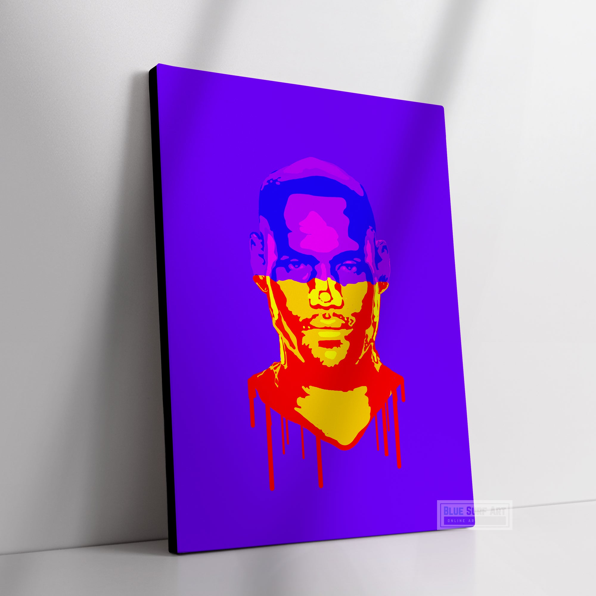 Lebron James Basketball Player Wall Art Original Handmade Art Painting for Sale 4