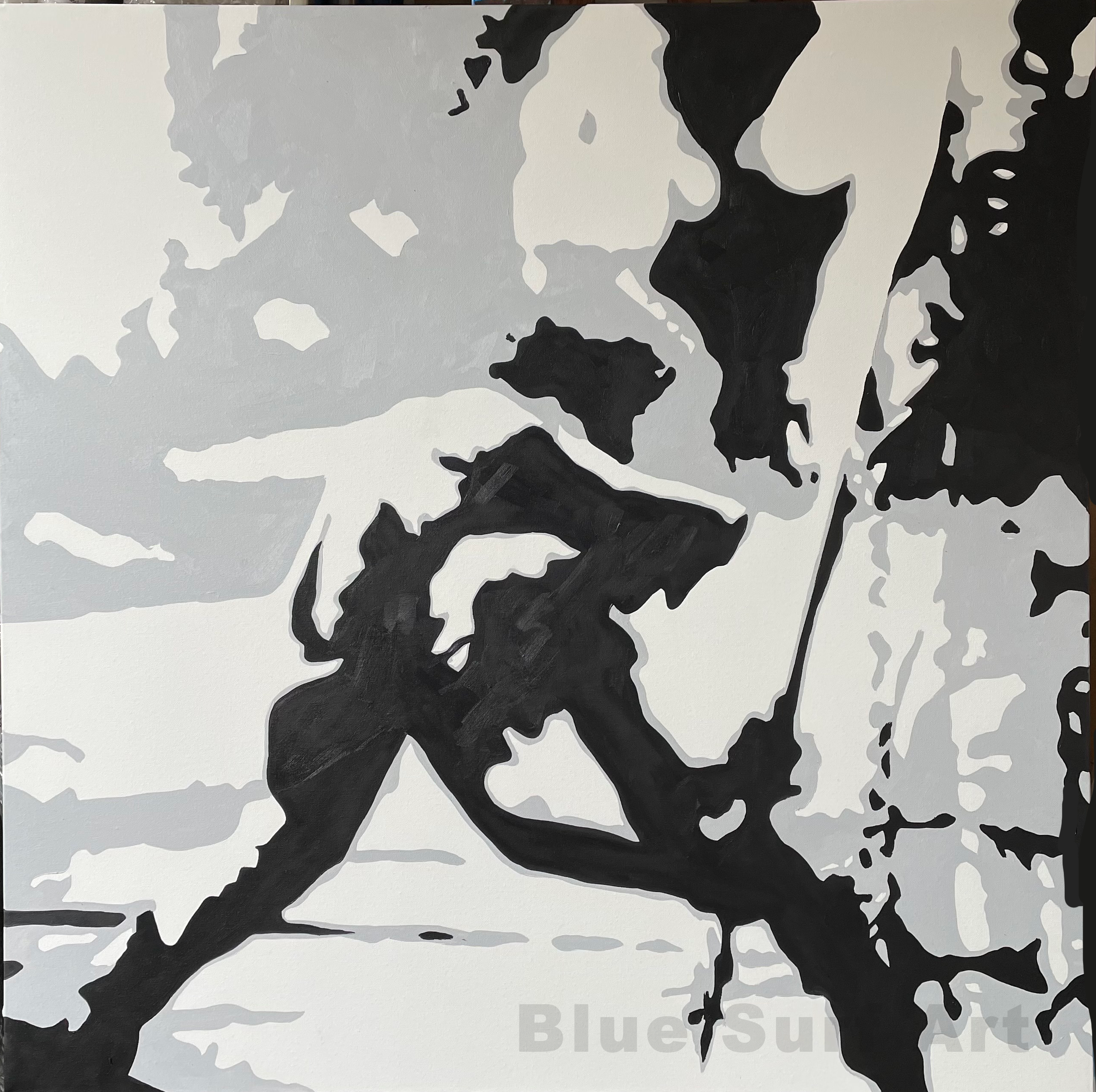 The Clash London Calling Wall Art Painting Original Handmade Canvas Art