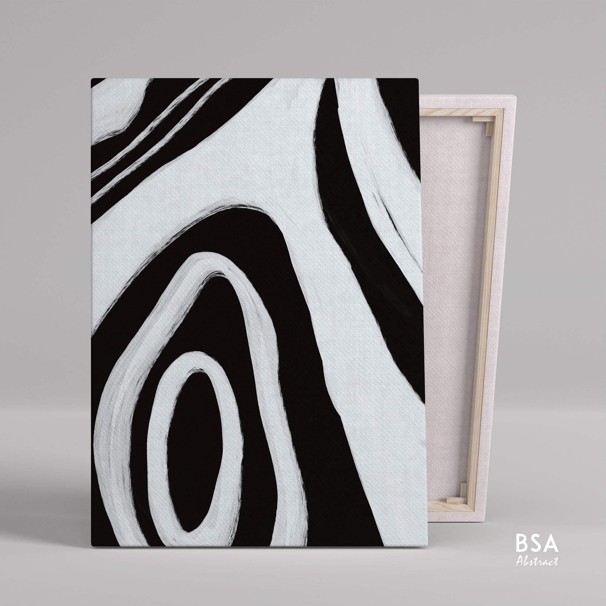 Black & White Minimalist Modern Wall Art, Abstract Canvas Art Painting - Fora #13. Large Abstract Painting, Modern Abstract Painting, oil hand painting, office wall art, original abstract, textured art, Living room wall art, Modern interior wall art
