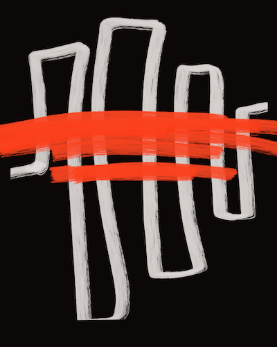 Modern Minimalist Abstract Wall Art - Fora Collection #33