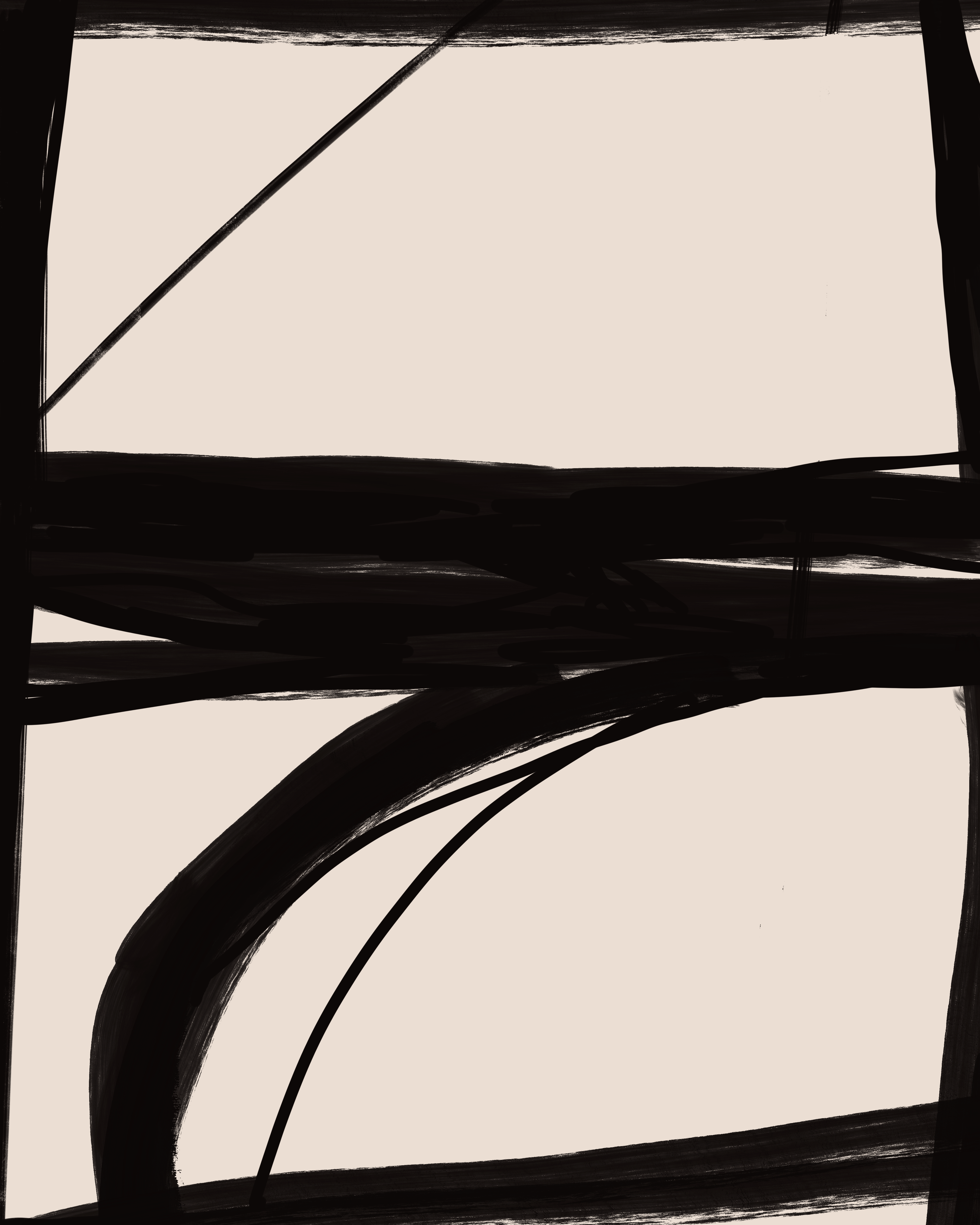 Modern Minimalist Abstract Wall Art - Fora Collection #39