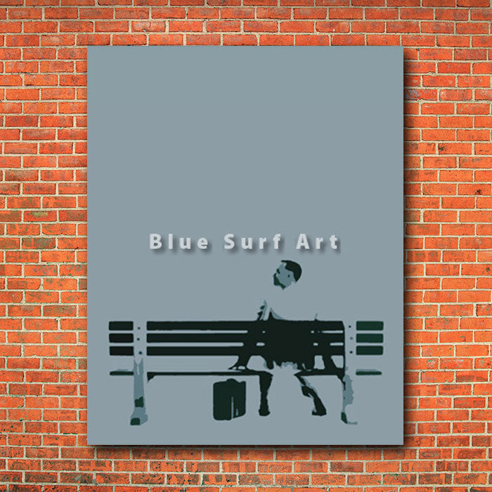 Forrest Gump - red bricks wall