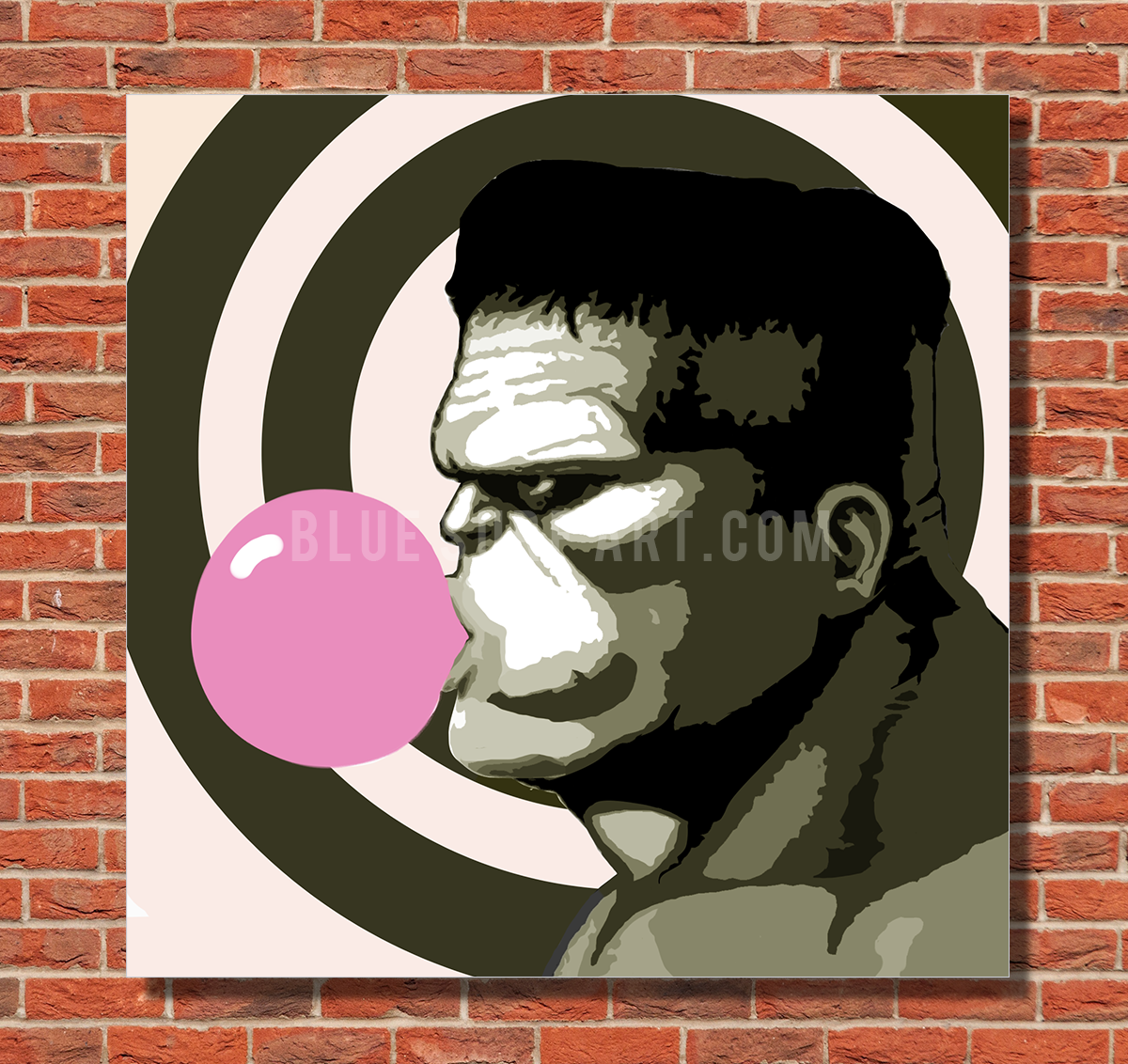 Hulk Smash Oil Painting on Canvas by Blue Surf Art 1