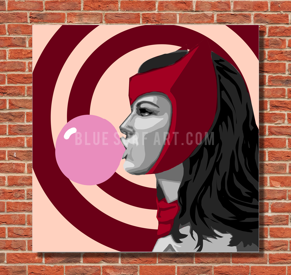 blowing wonder oil painting on canvas by Blue Surf Art 1