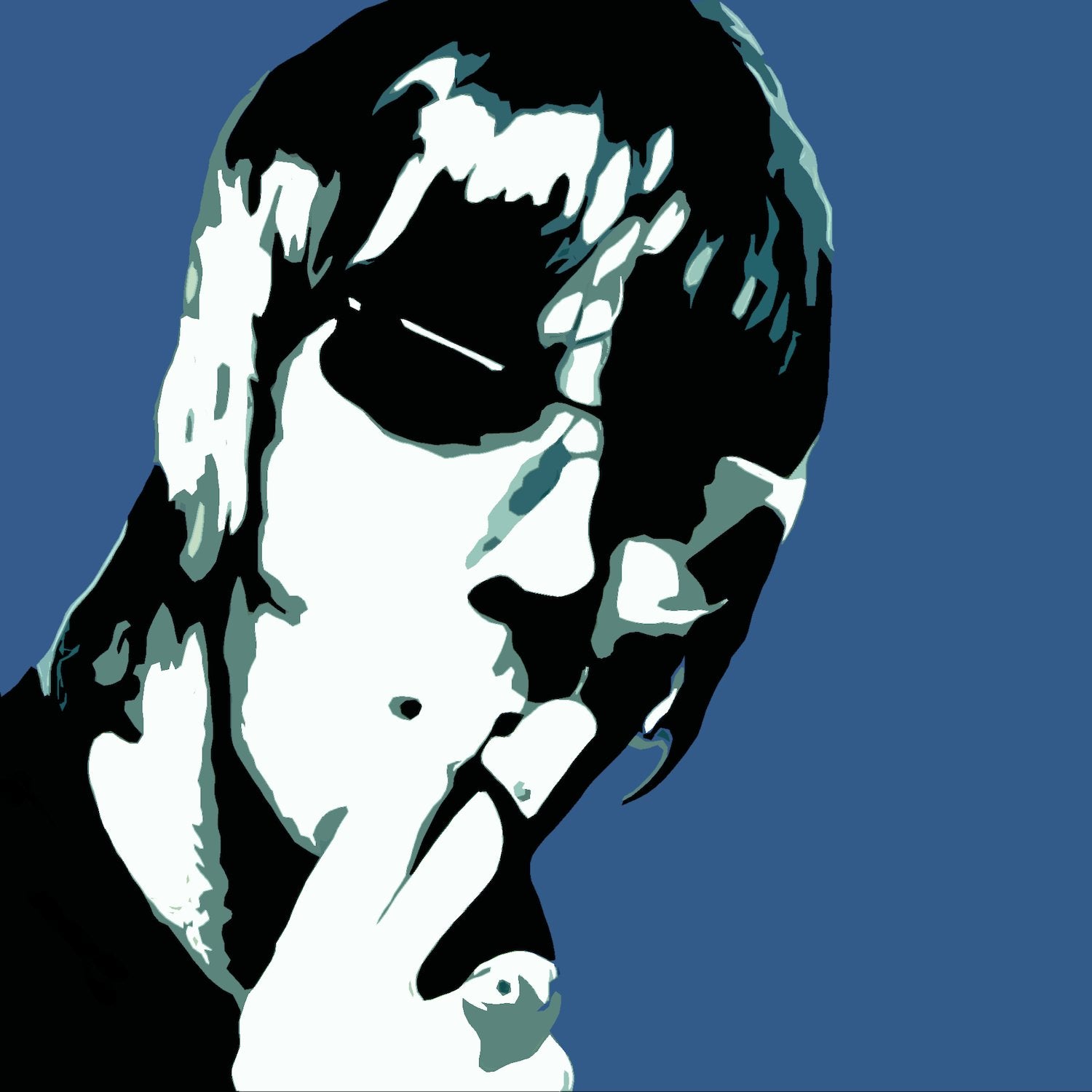Oasis Wall Art Pop Art Painting - 100% Hand Painted Oil on Canvas