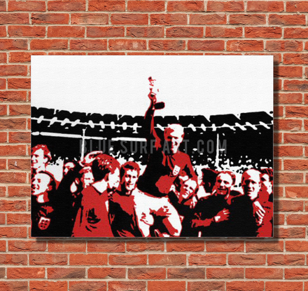 Englands World Cup Oil Painting on Canvas by Blue Surf Art 1