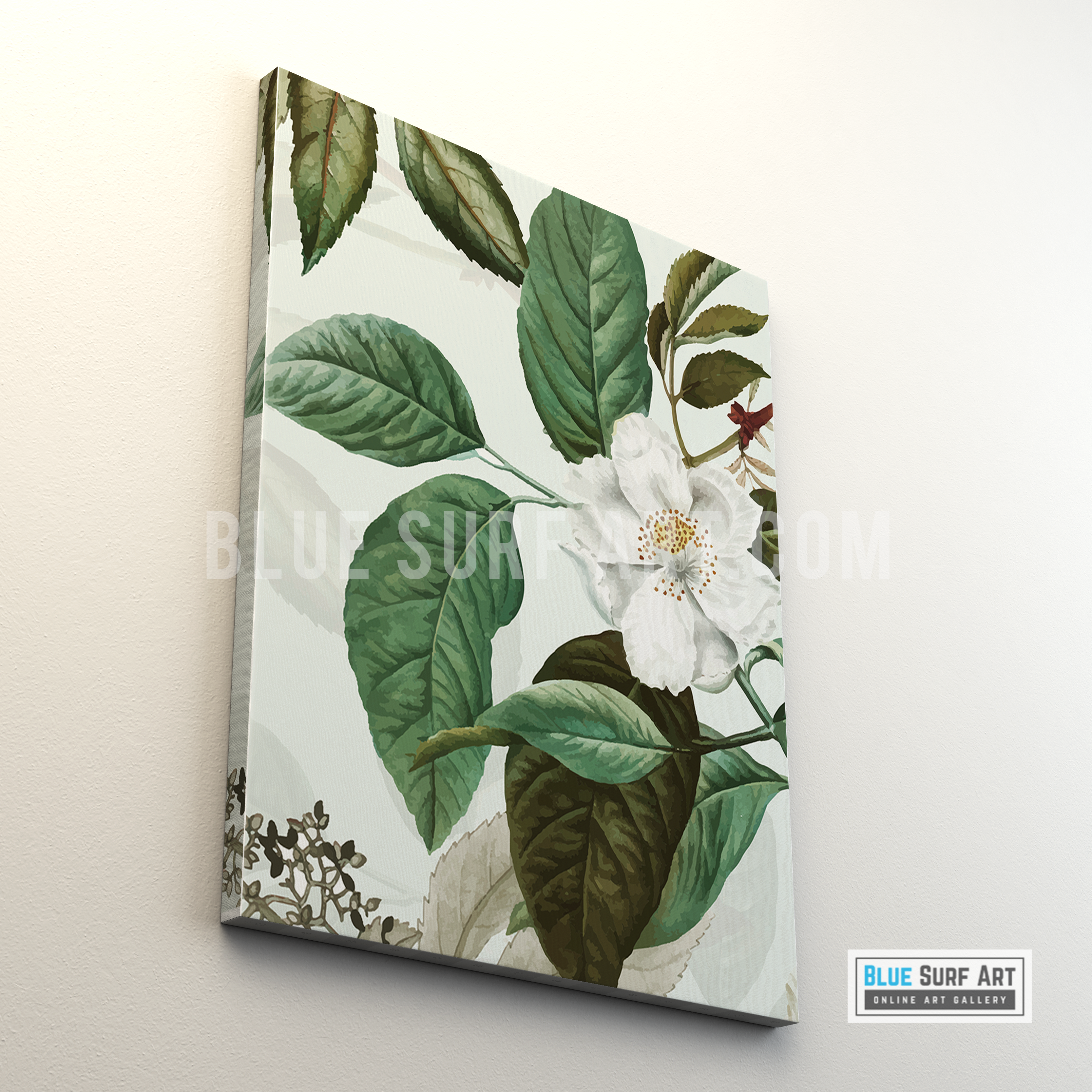 Tropical Wild Plants Canvas Art Print