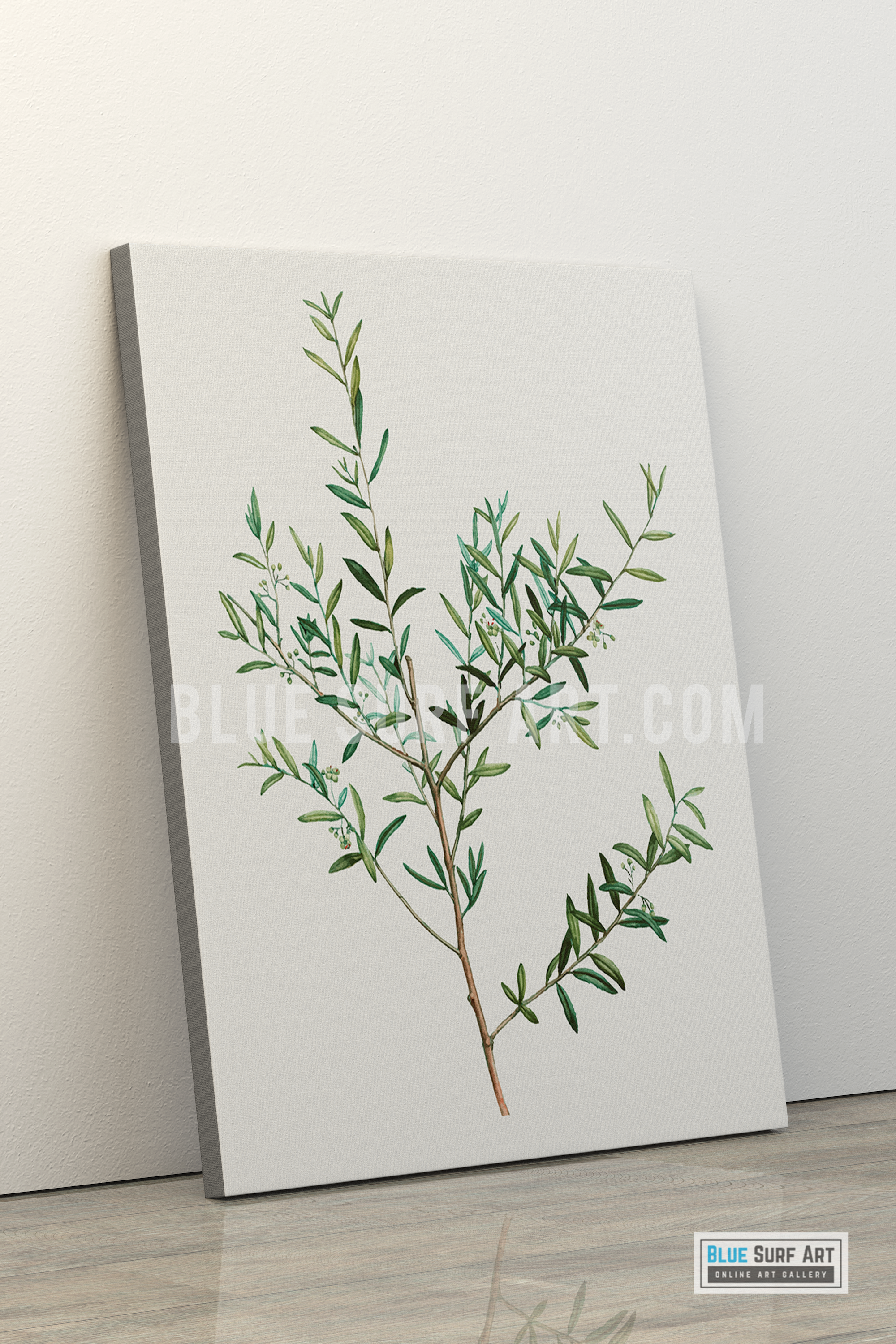 Tropical Wild Plants Canvas Art Print II