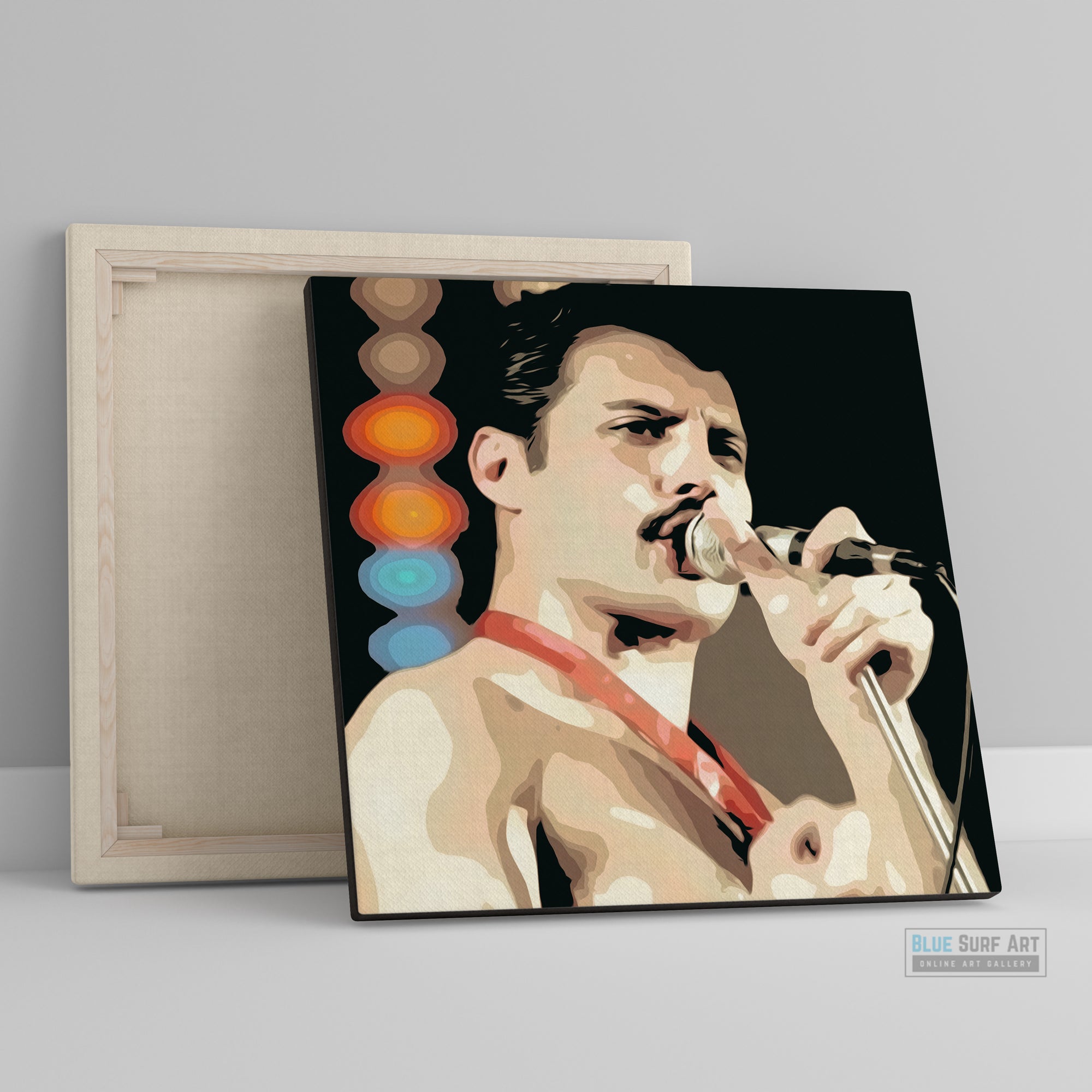 Radio Ga Ga, Queen Freddie Mercury Wall Art, Queen Freddie Mercury Prints, Queen wall art, Queen fan art, queen rock band painting, Queen Freddie canvas art, Freddie Mercury gift art, Freddie Mercury Fan Art